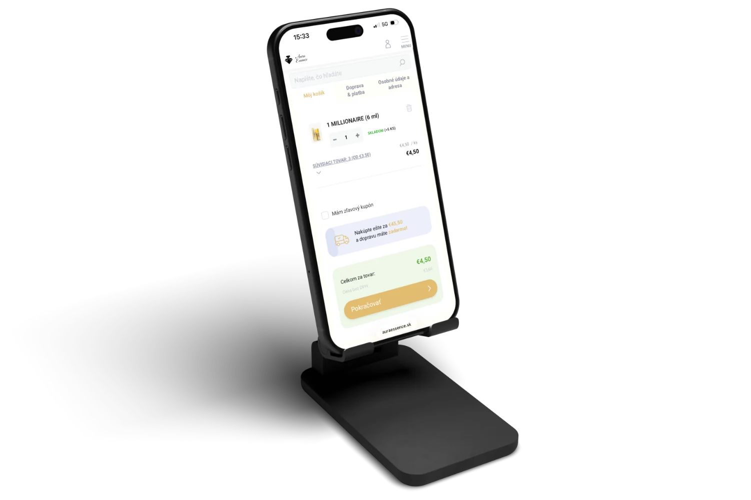 Aura Essence - košík na mobilu
