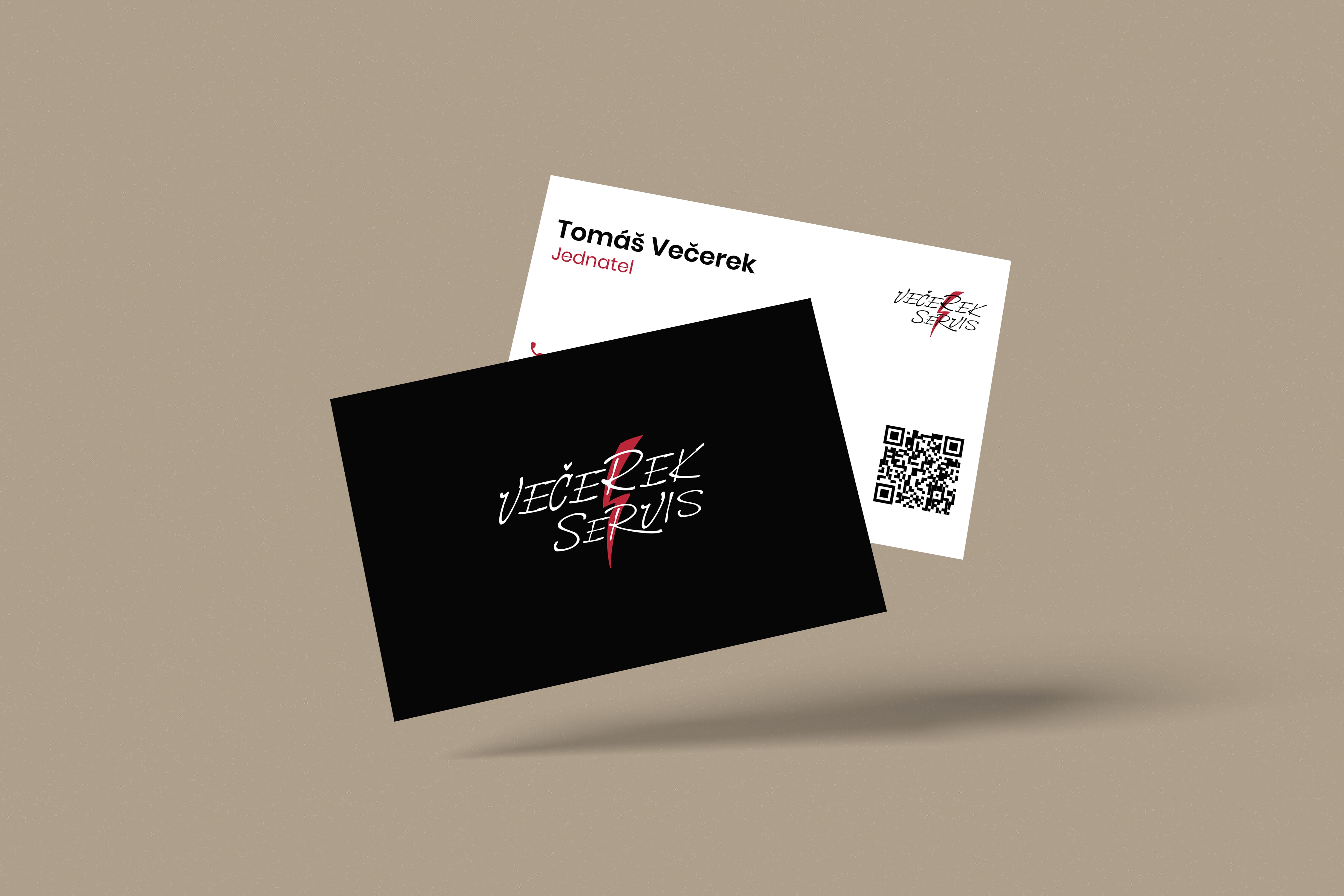 Večerek servis vizitka